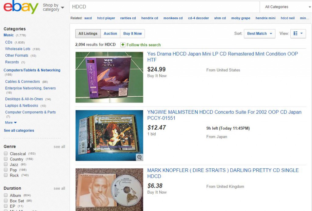 HDCD in Ebay